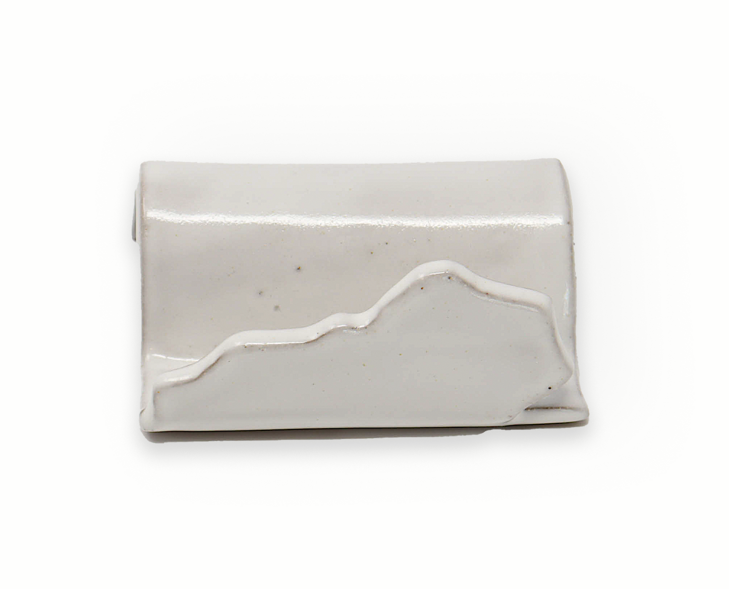 KY Ceramic Sponge Holder - White