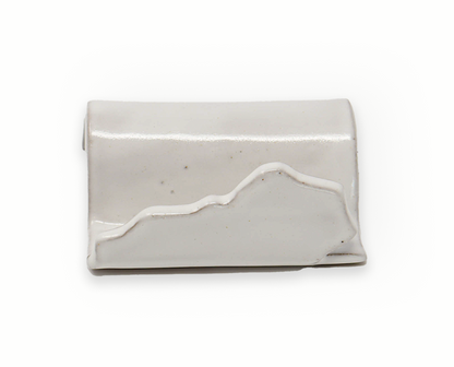 KY Ceramic Sponge Holder - White