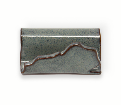 KY Ceramic Sponge Holder - Speckled Blue
